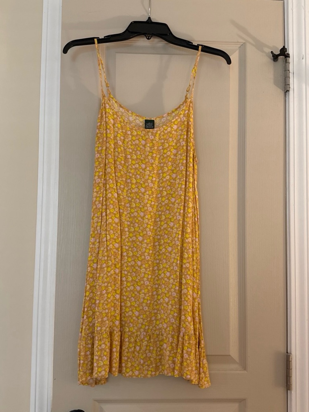 wild fable Yellow Floral Mini Dress